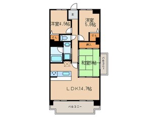 ユニーブル大曽根（601）の物件間取画像